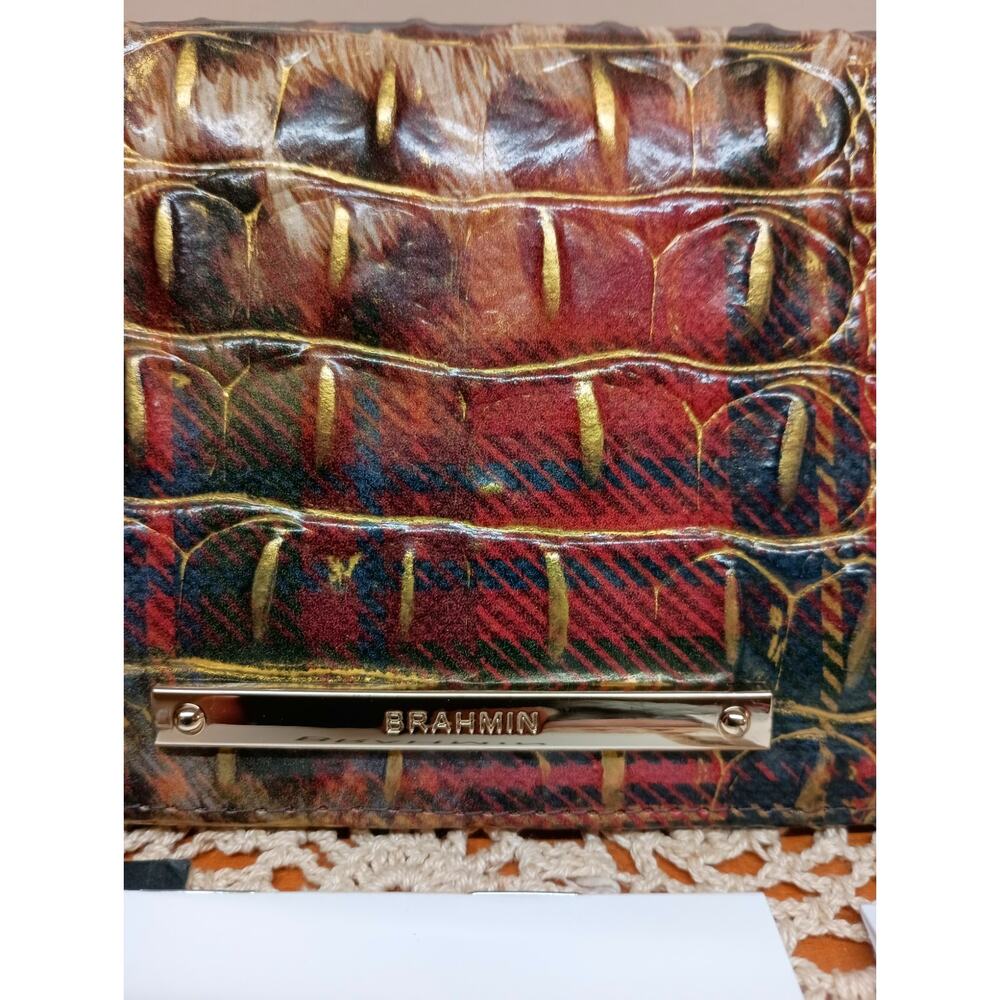 BRAHMIN ADY WALLET IN TARTAN ANIMAL MELBOURNE - Picture 3 of 9